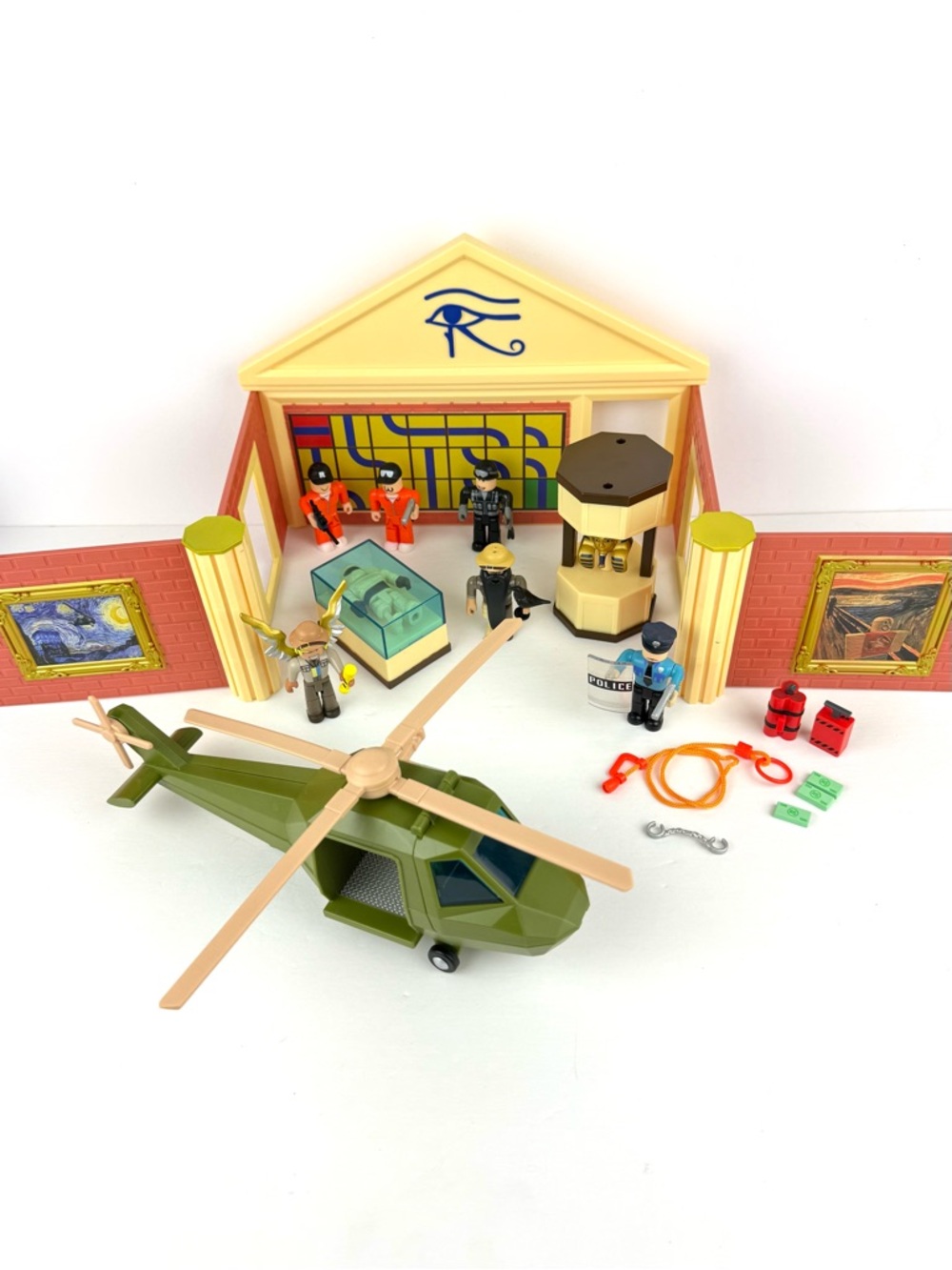 Jazwares Roblox Jailbreak Museum Heist Playset Collectible Gaming Toy
